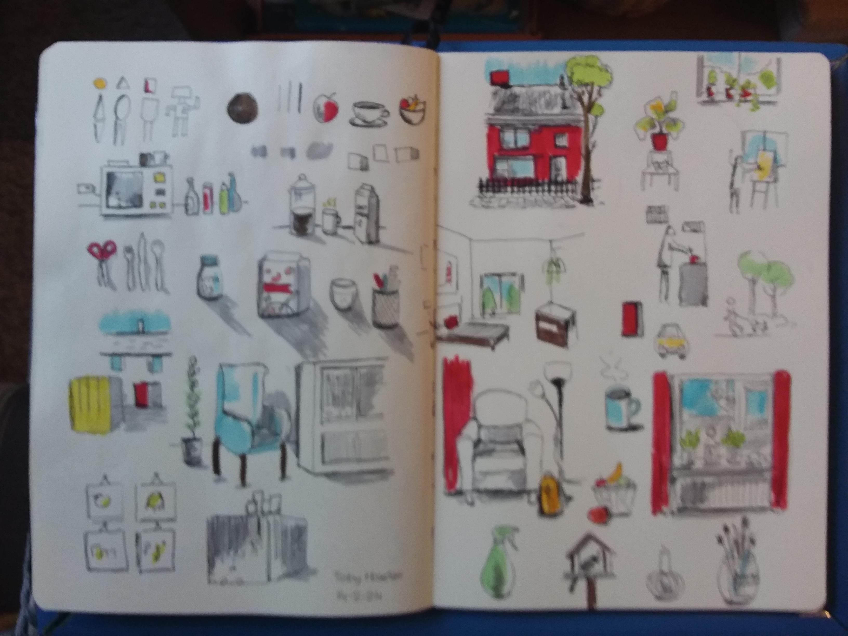 Homely doodles - student project
