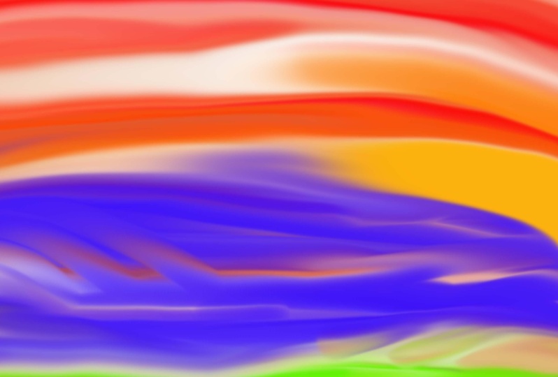 Abstract using Mixer Brush