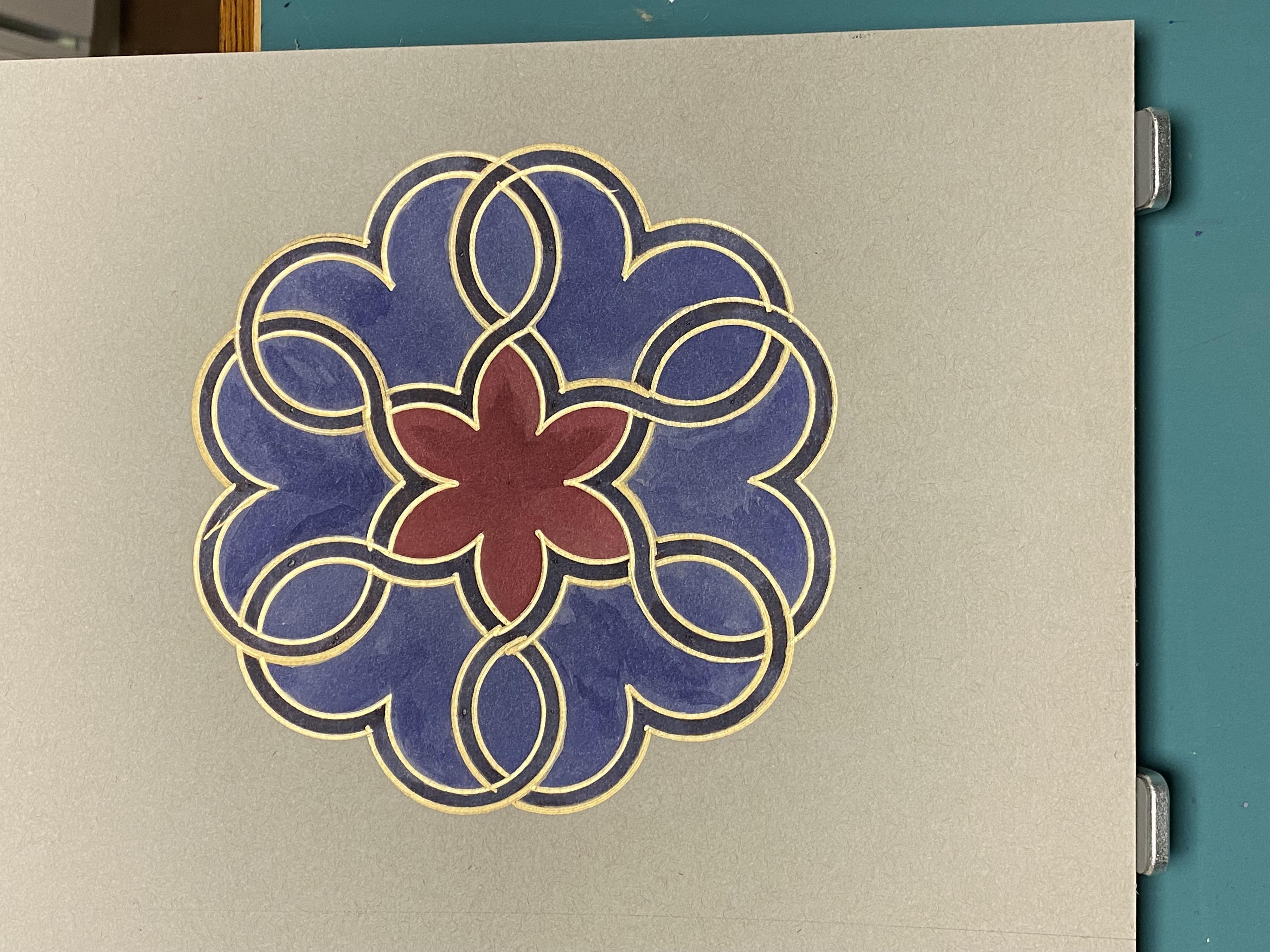 Heart Mandala - student project