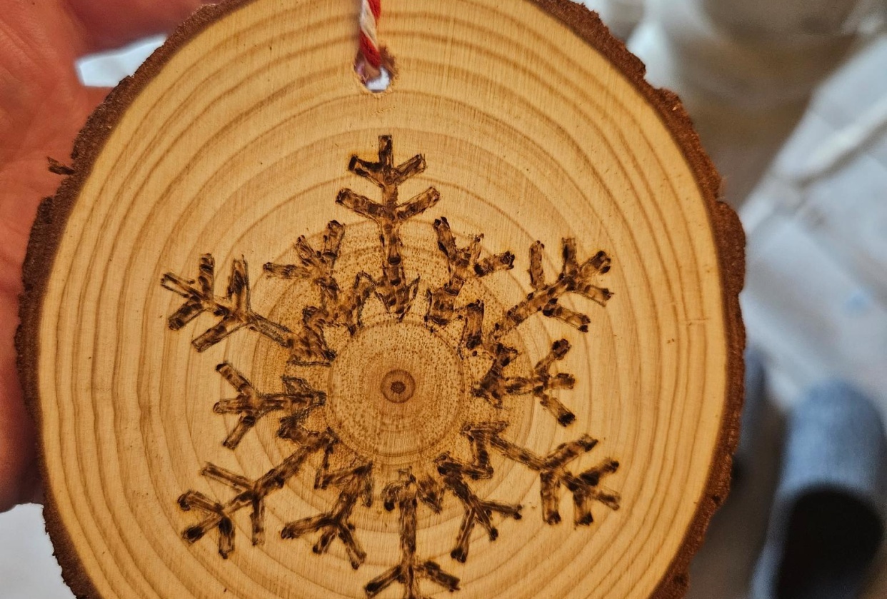 Wood Ornament - student project