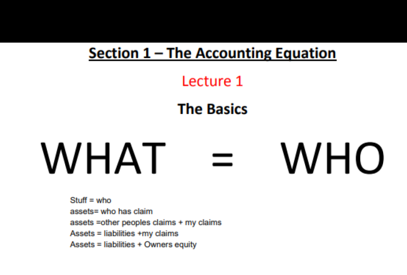 Handout and quiz