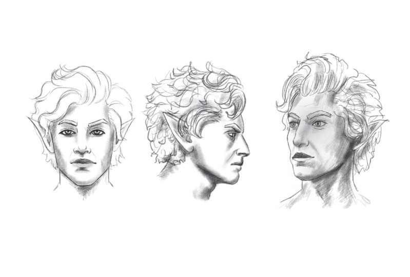 Portrait Drawing (with my first iPad)