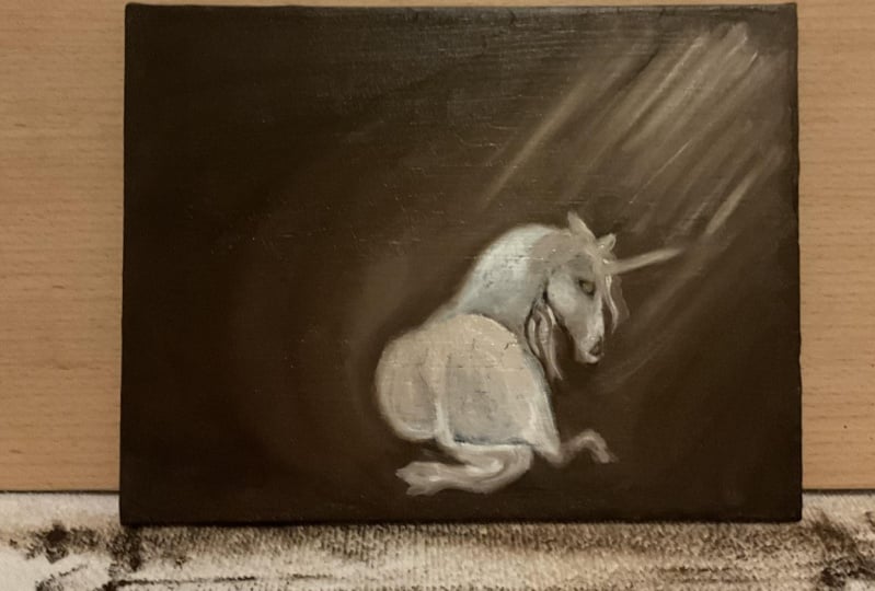 My Unicorn Underpainting