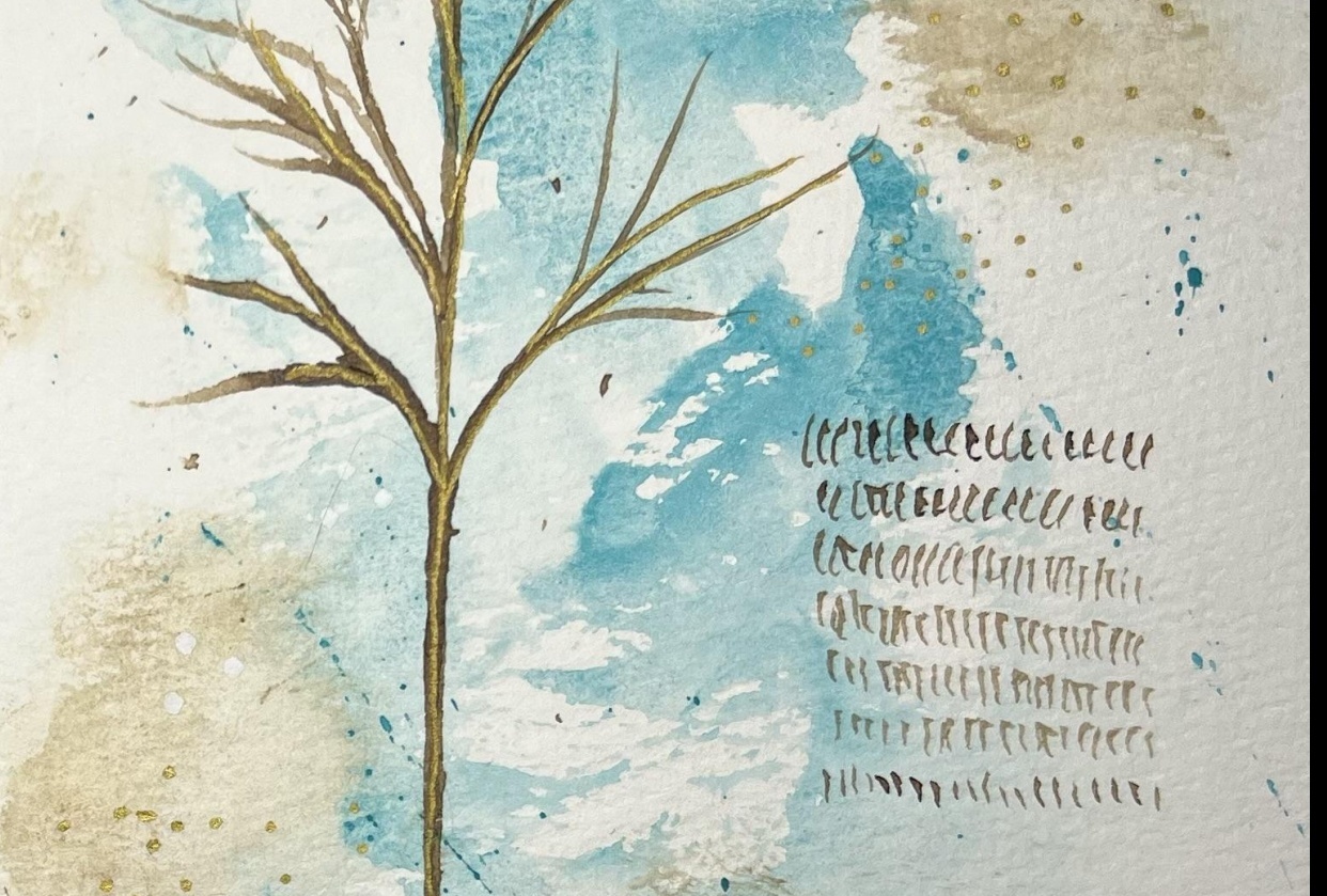 Walnut Ink Paintings - student project