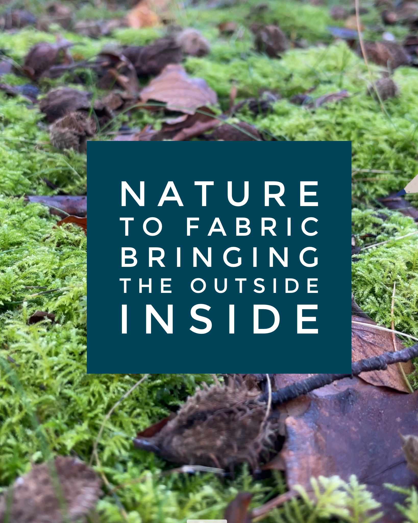 Nature to Fabric - student project