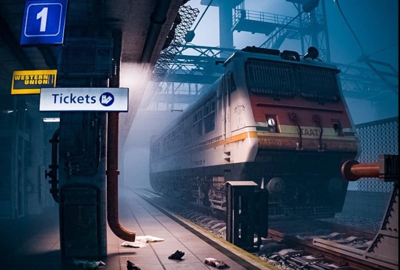 Cinematic Train Scene
