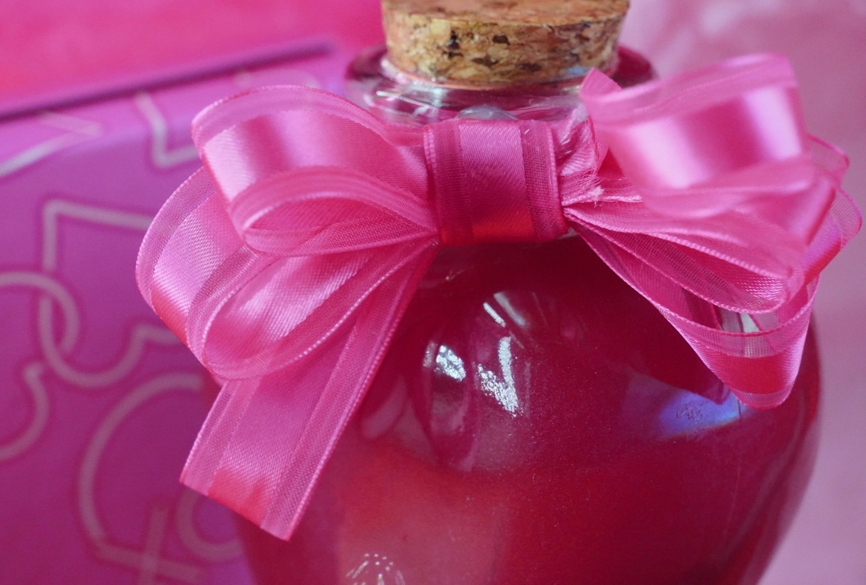 Decorative Love Potion with Bow - student project
