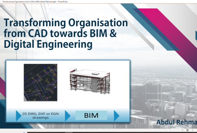 Transforming Organisations from CAD to BIM