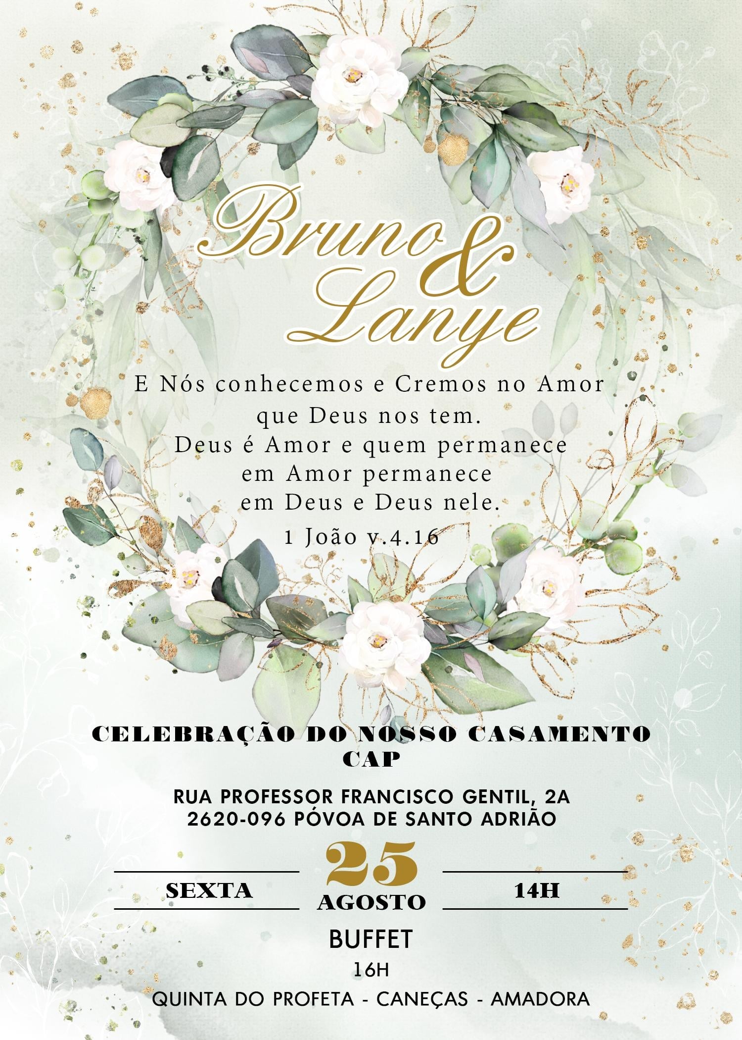 Lanye e Bruno Wedding - student project