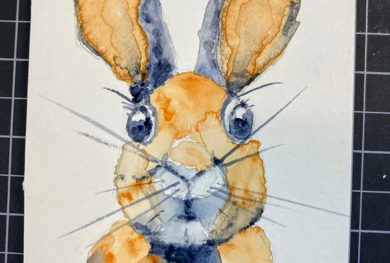 painted rabbit
