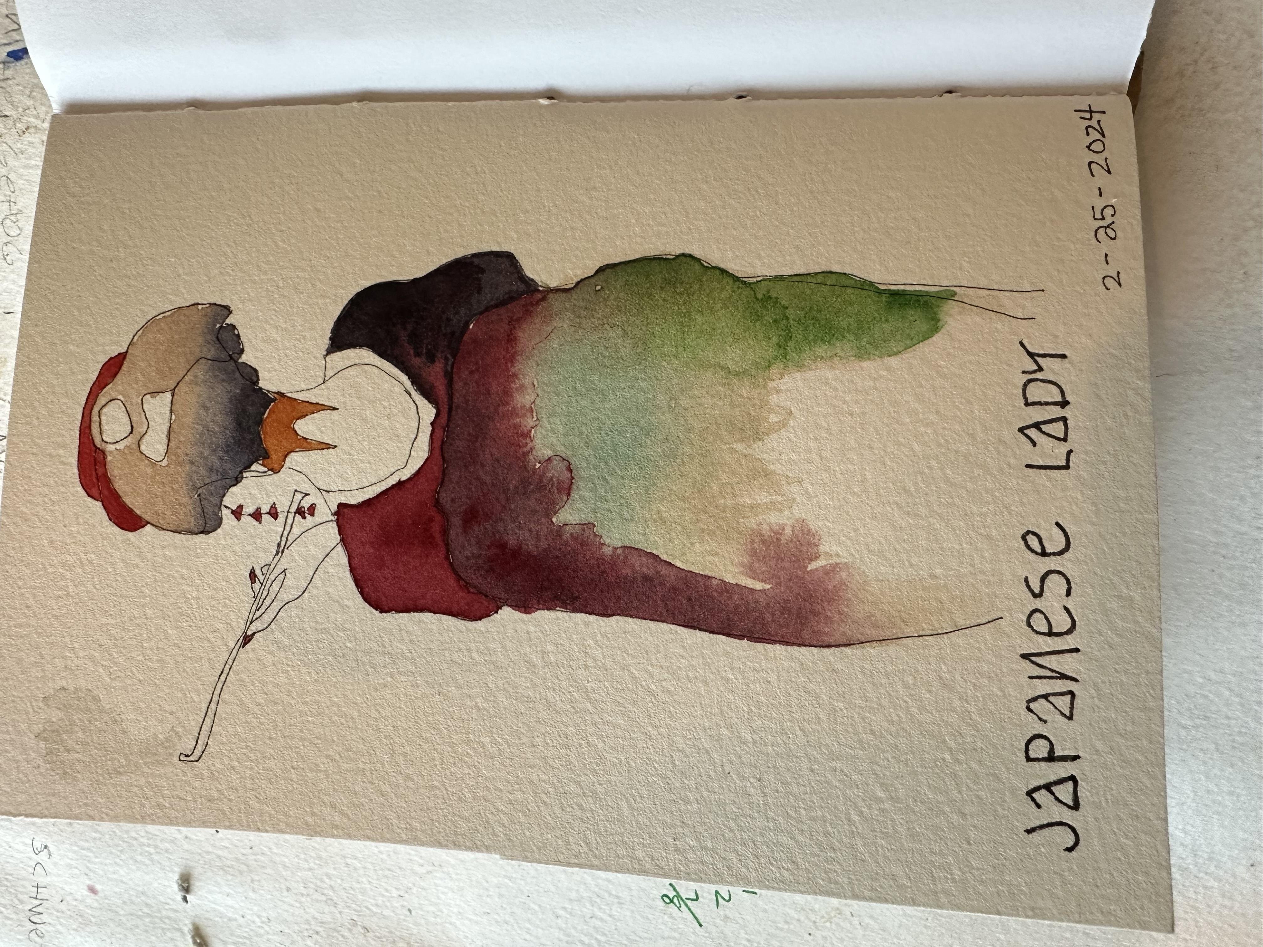 Japanese Lady - student project