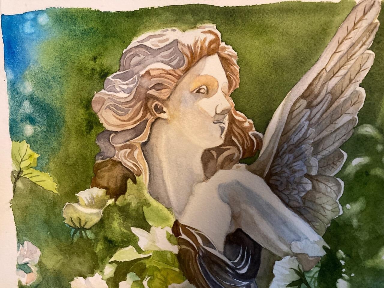 Chris' Angel Statue - student project