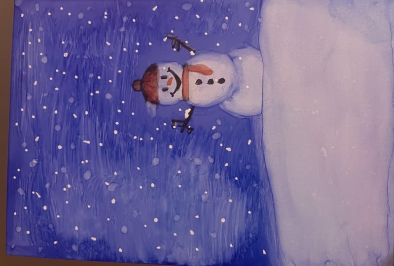 Happy snowman