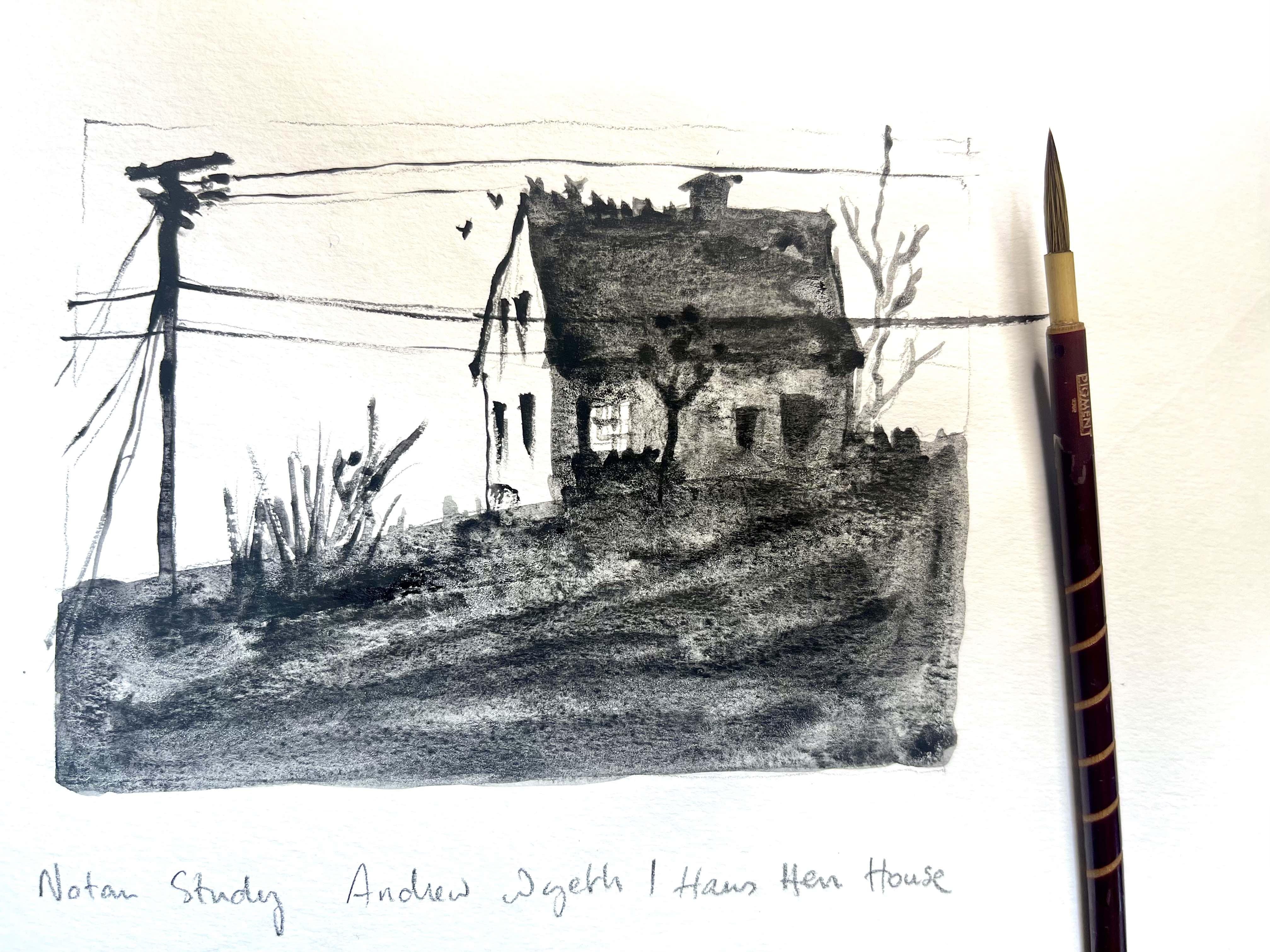 Andrew Wyeth's Hans Herr House - student project