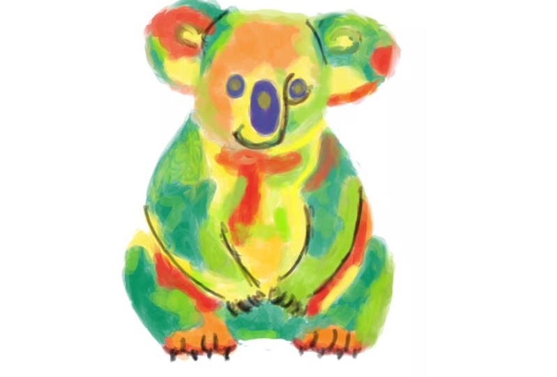 Crazy koala!