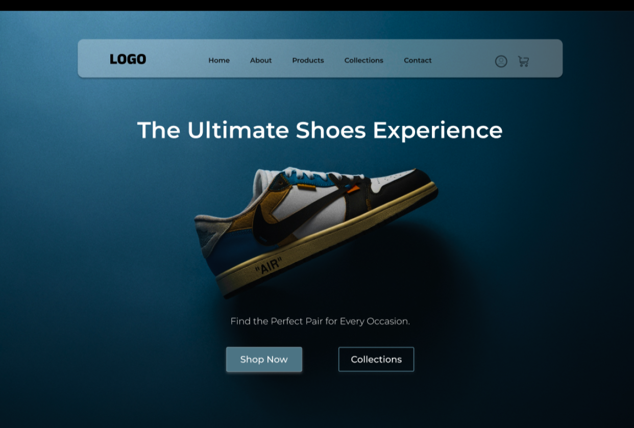 E-commerce landing page - student project