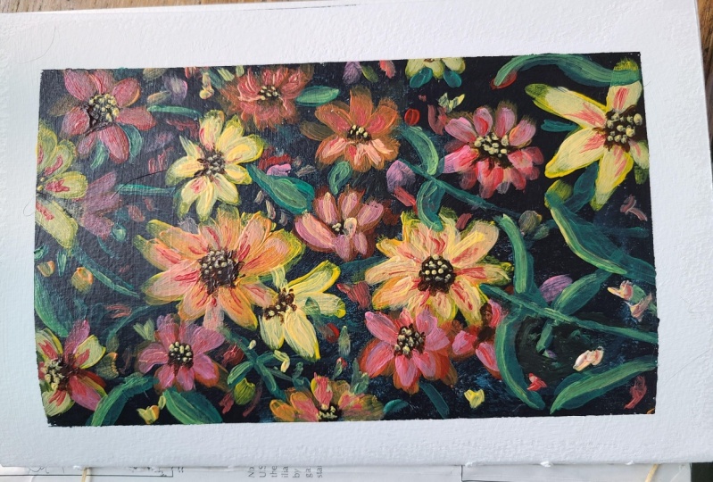 Acrylic flowers