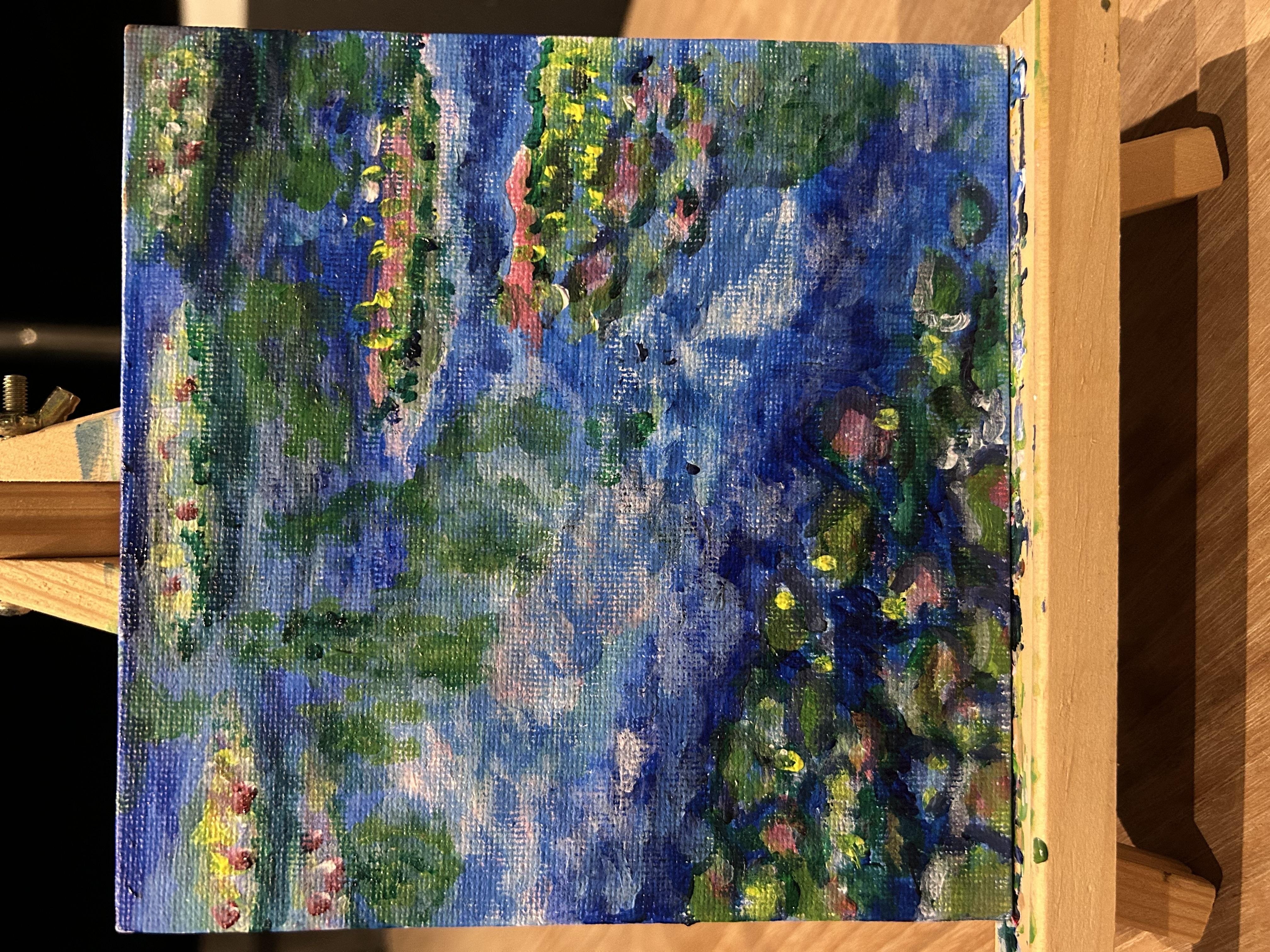 Monet waterlilies - student project