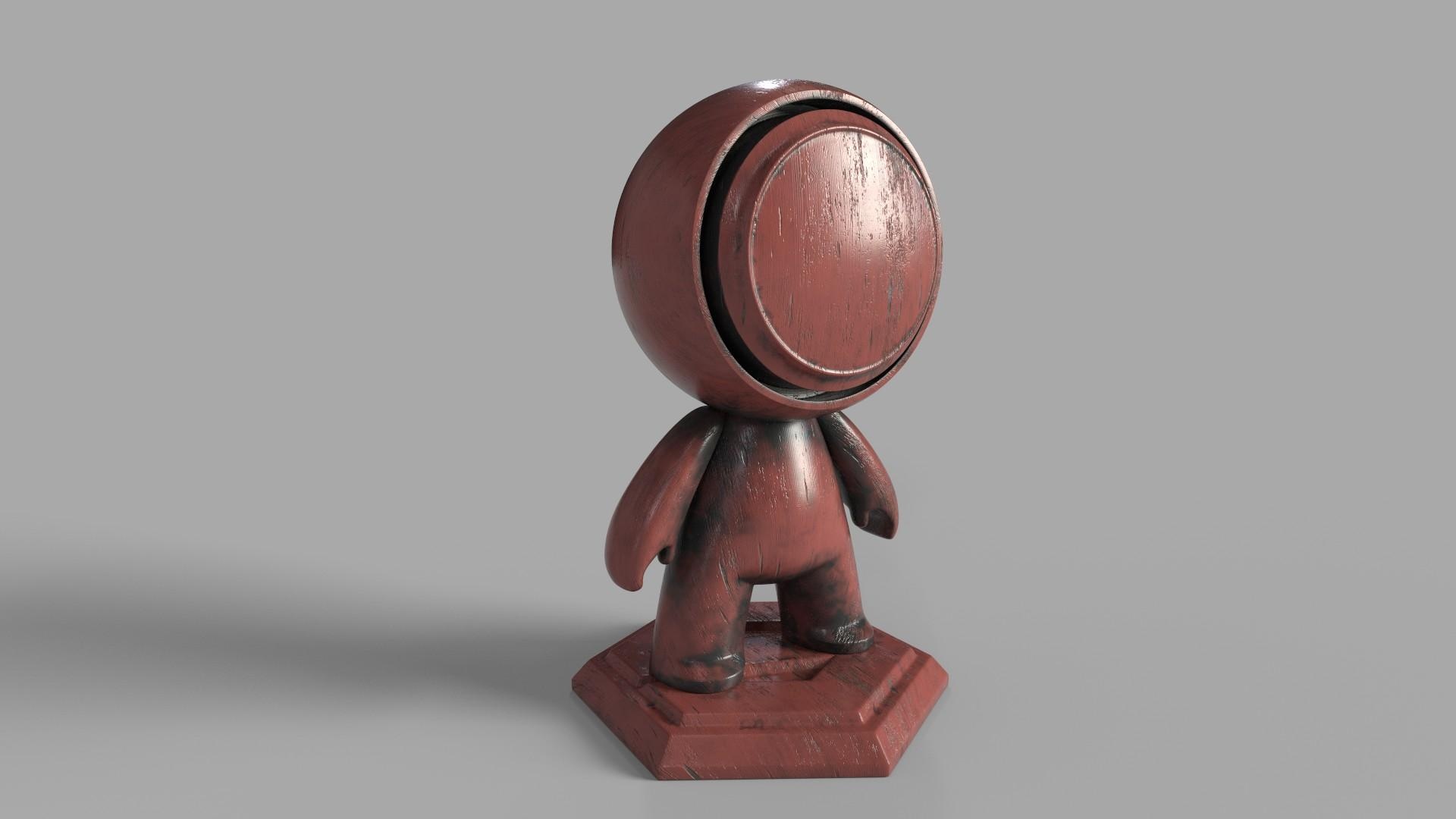 Painted Wood - student project