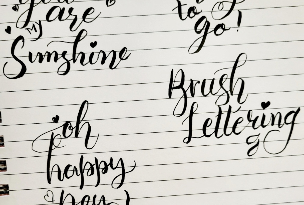 Brushpen practice - student project