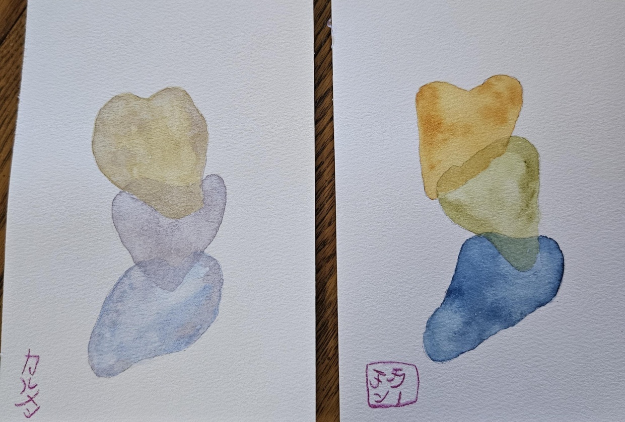 Japanese minimal art - student project