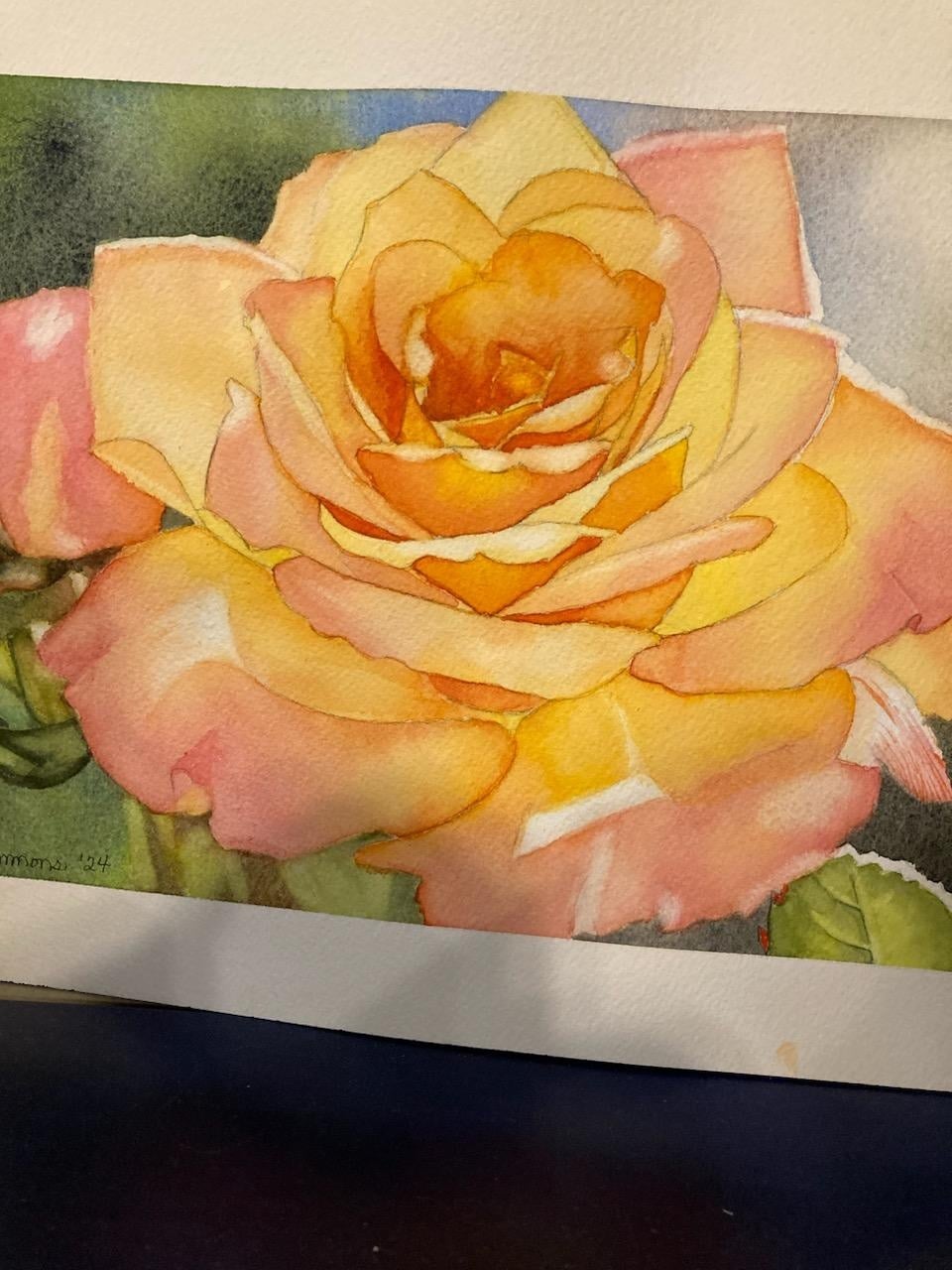 Chris' Yellow Rose - student project