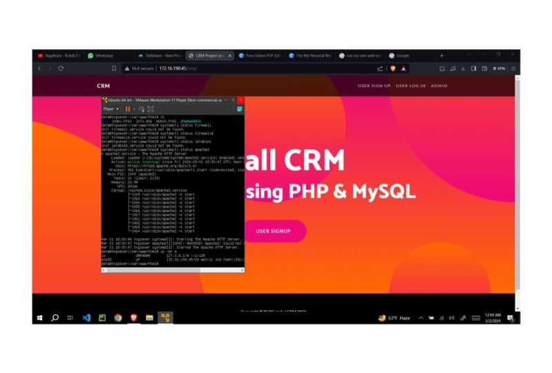 Run website on my own server