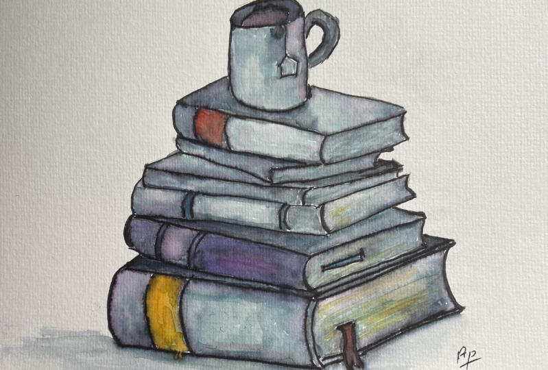 Ink and watercolour with Elisabetta Furcht.