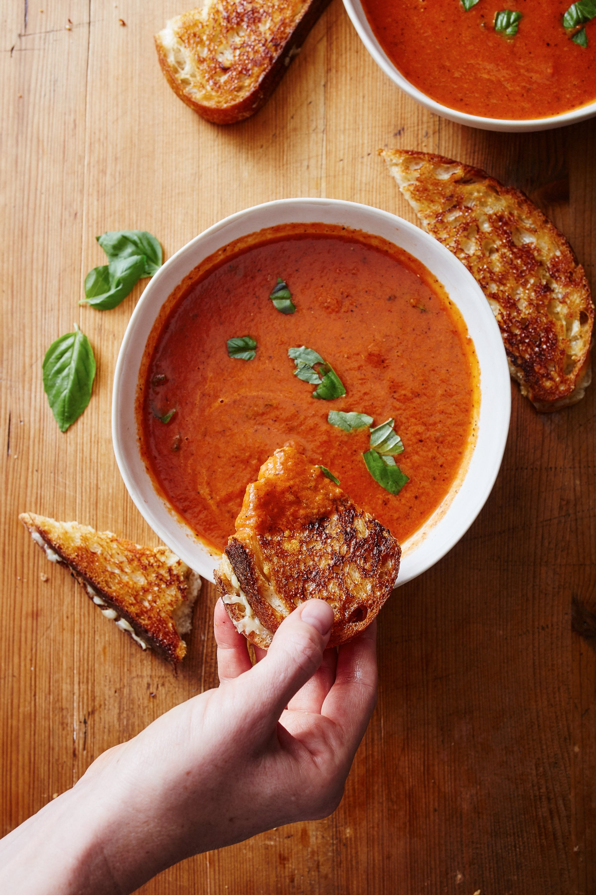 Grilled Cheese -- pairs well with fire roasted tomato soup! - student project
