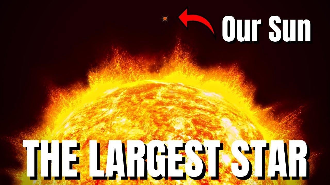 The largest star in the universe - student project