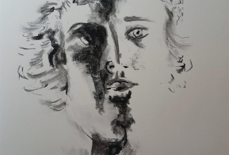 Upside down portrait
