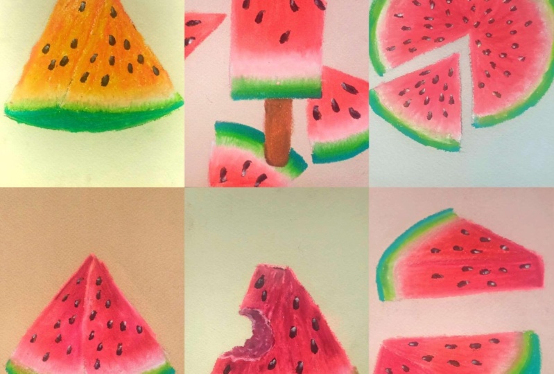 Watermelon slices