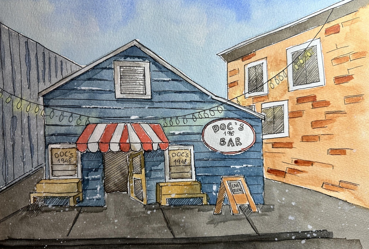 Urban Sketching for beginners - student project