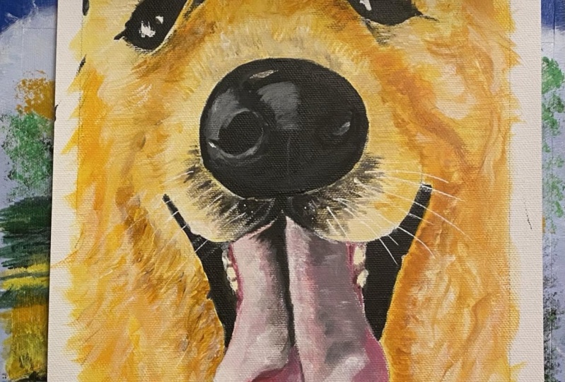 Whimsical Dog!
