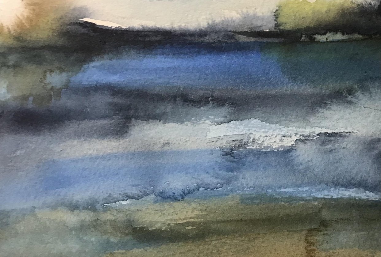 Simple Abstract Landscape - student project