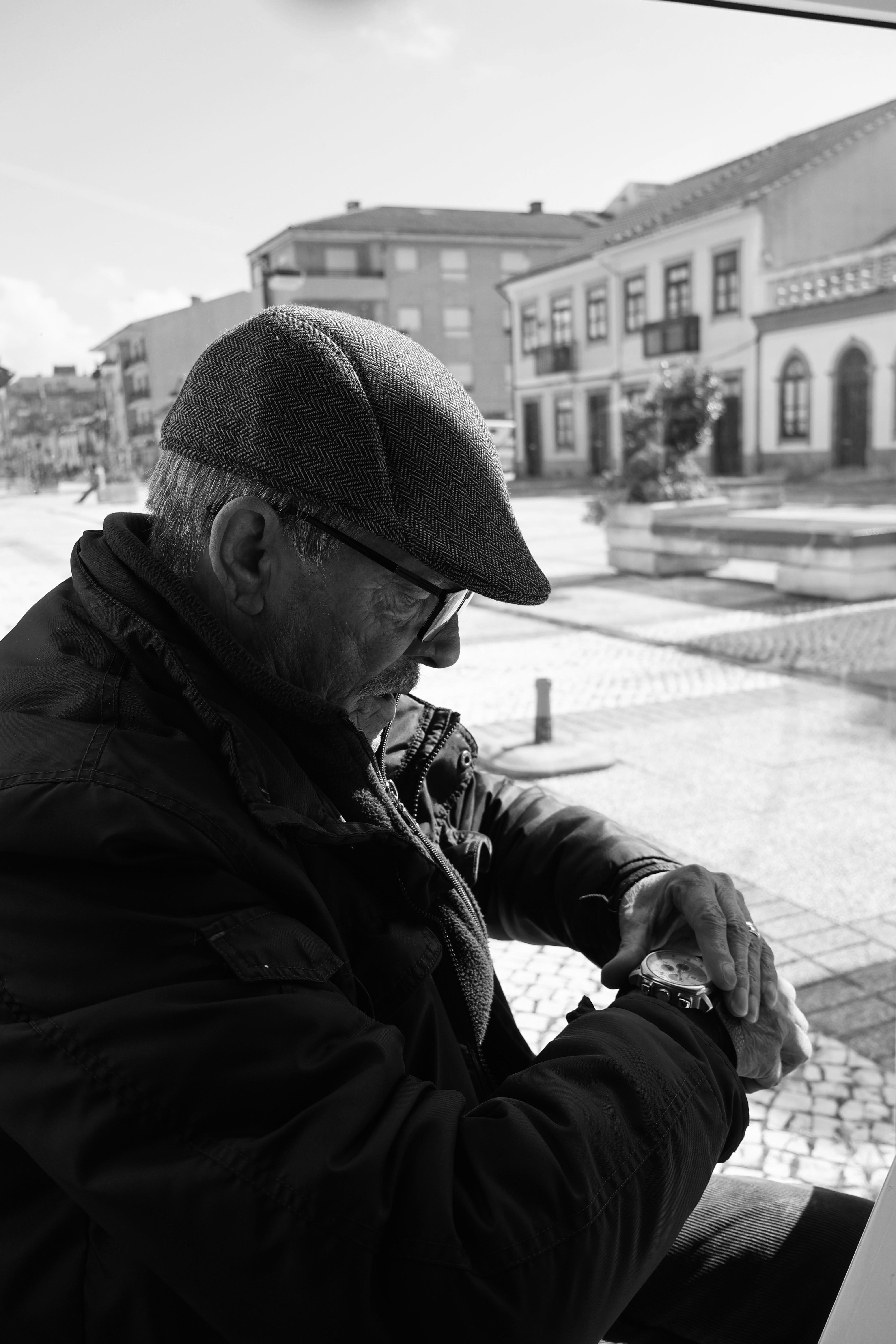 Retrato preto e branco - student project