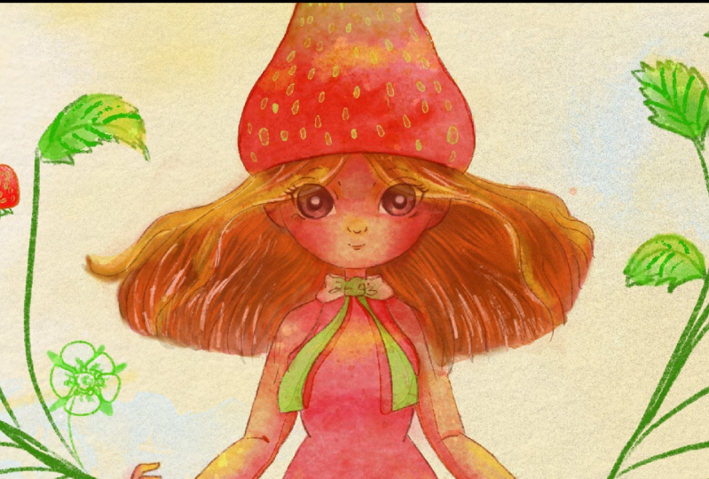 Strawberry magic girl