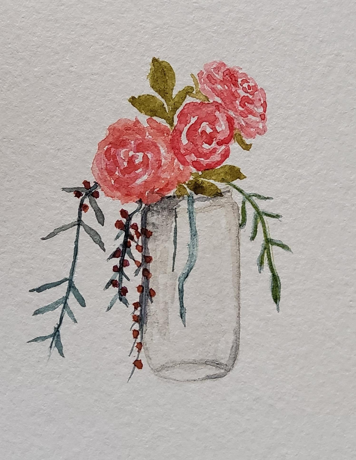 Simple floral bouquet - student project