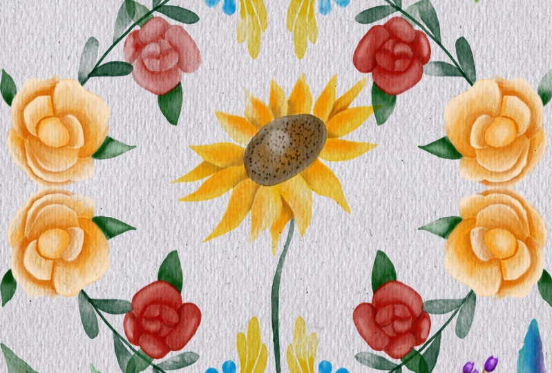 Water colour digital painting