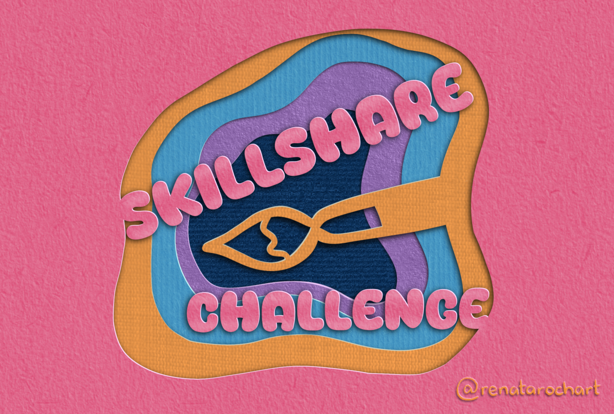Digital Papercut Typography - student project
