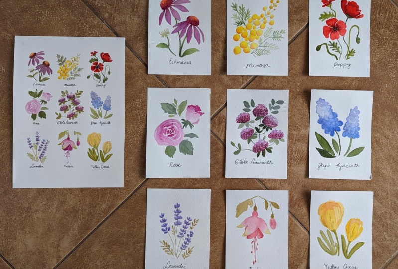 Watercolor Florals