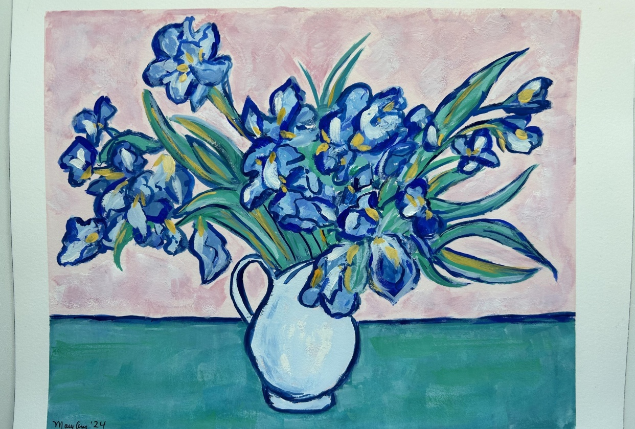 Van Gogh Irises - student project