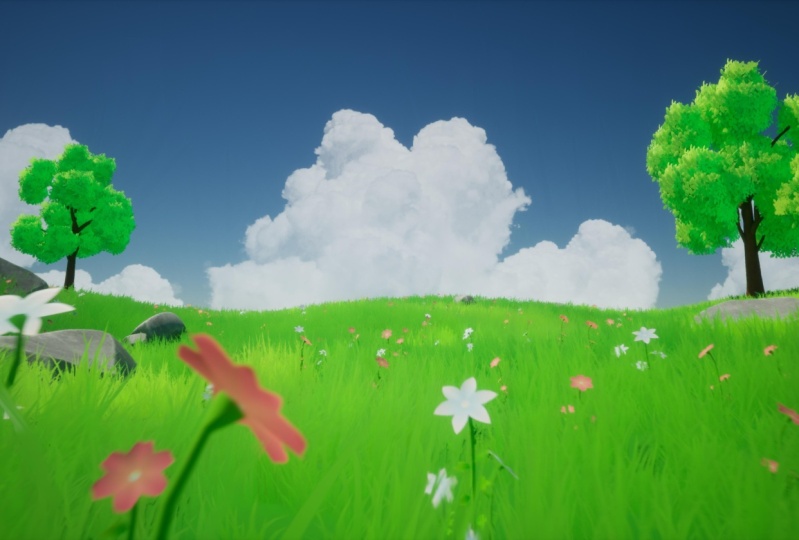 Stylized Ghibli Environment
