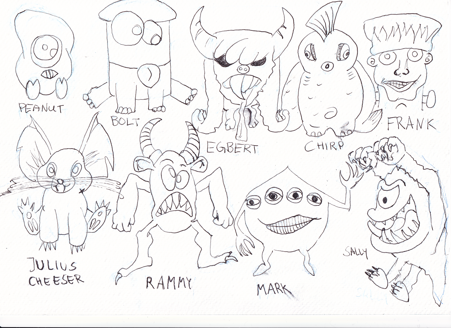 Monsters - student project