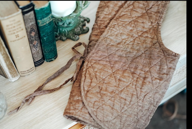 Quilted Linen Vest