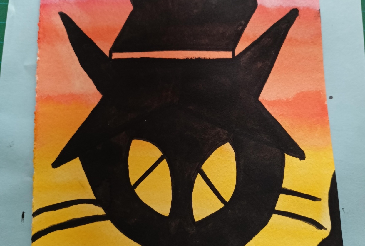 My Cat for Halloween - student project