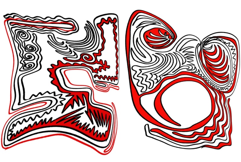 Continuous lines! Relax!!