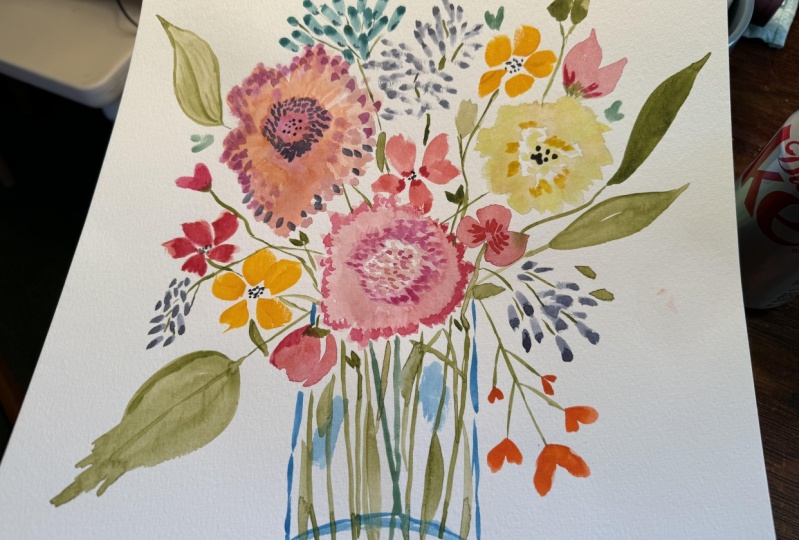 Loose Floral Bouquet