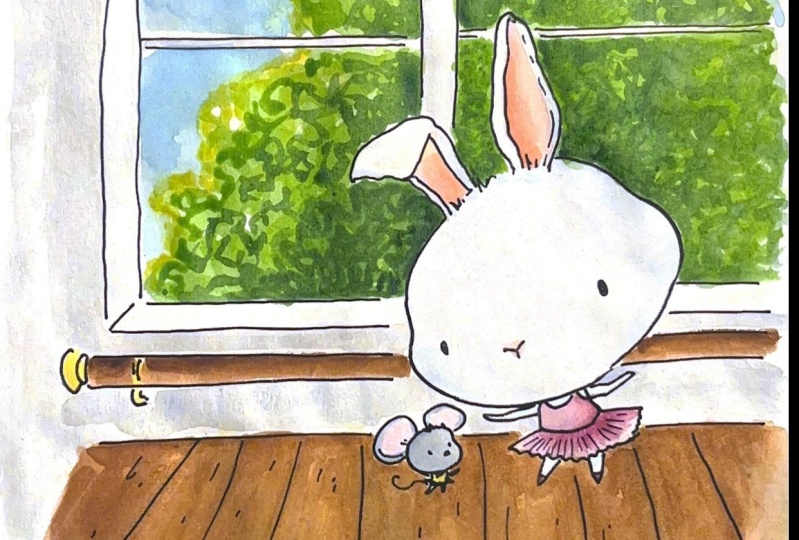 Bunnerina (the bunny ballerina)