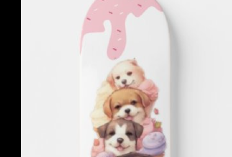 Cute Kawaii Dog Ice Cream Stack